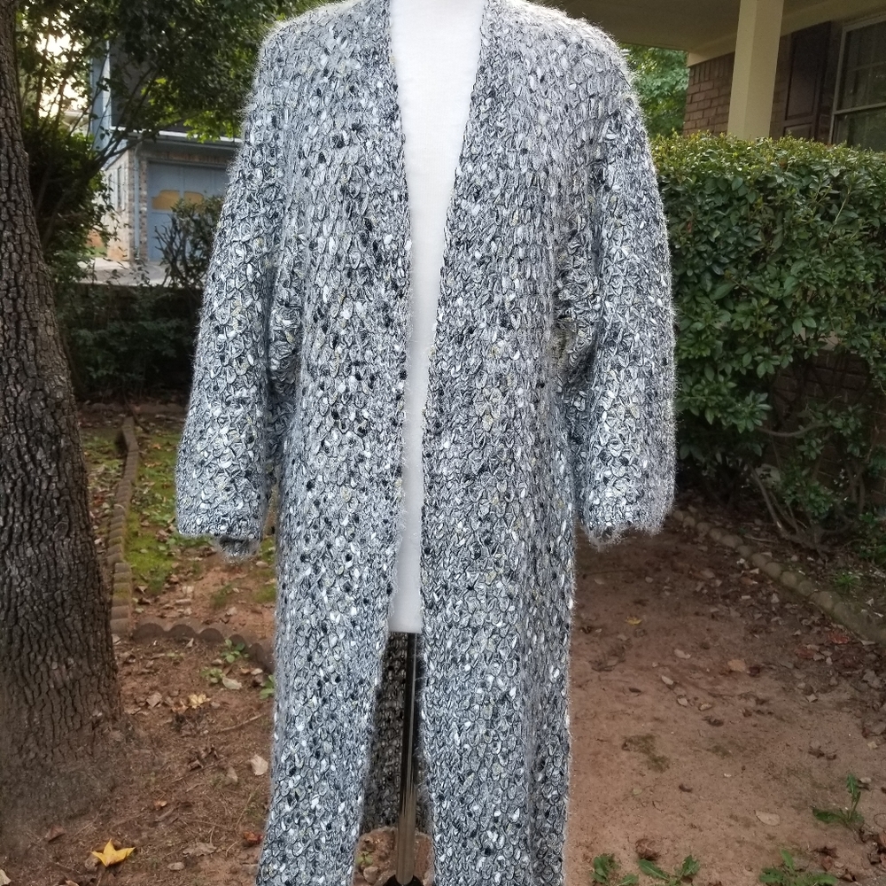 KNIT MIXLO CARDIGAN